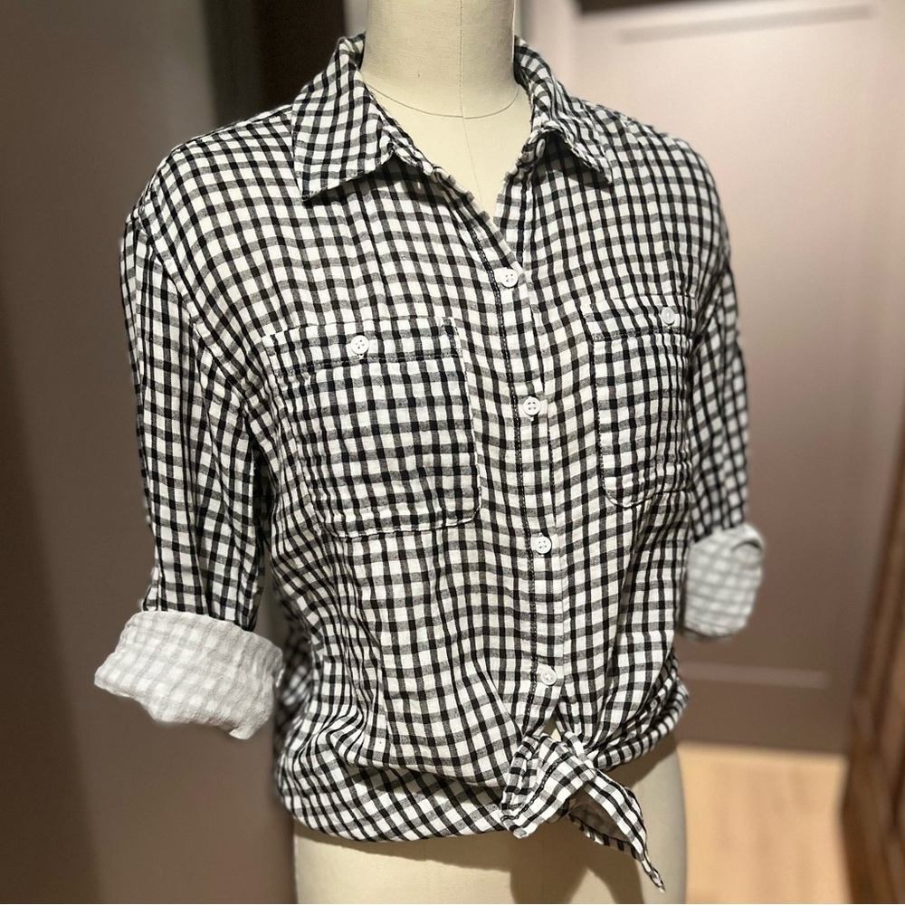 JOIE button down cotton blouse